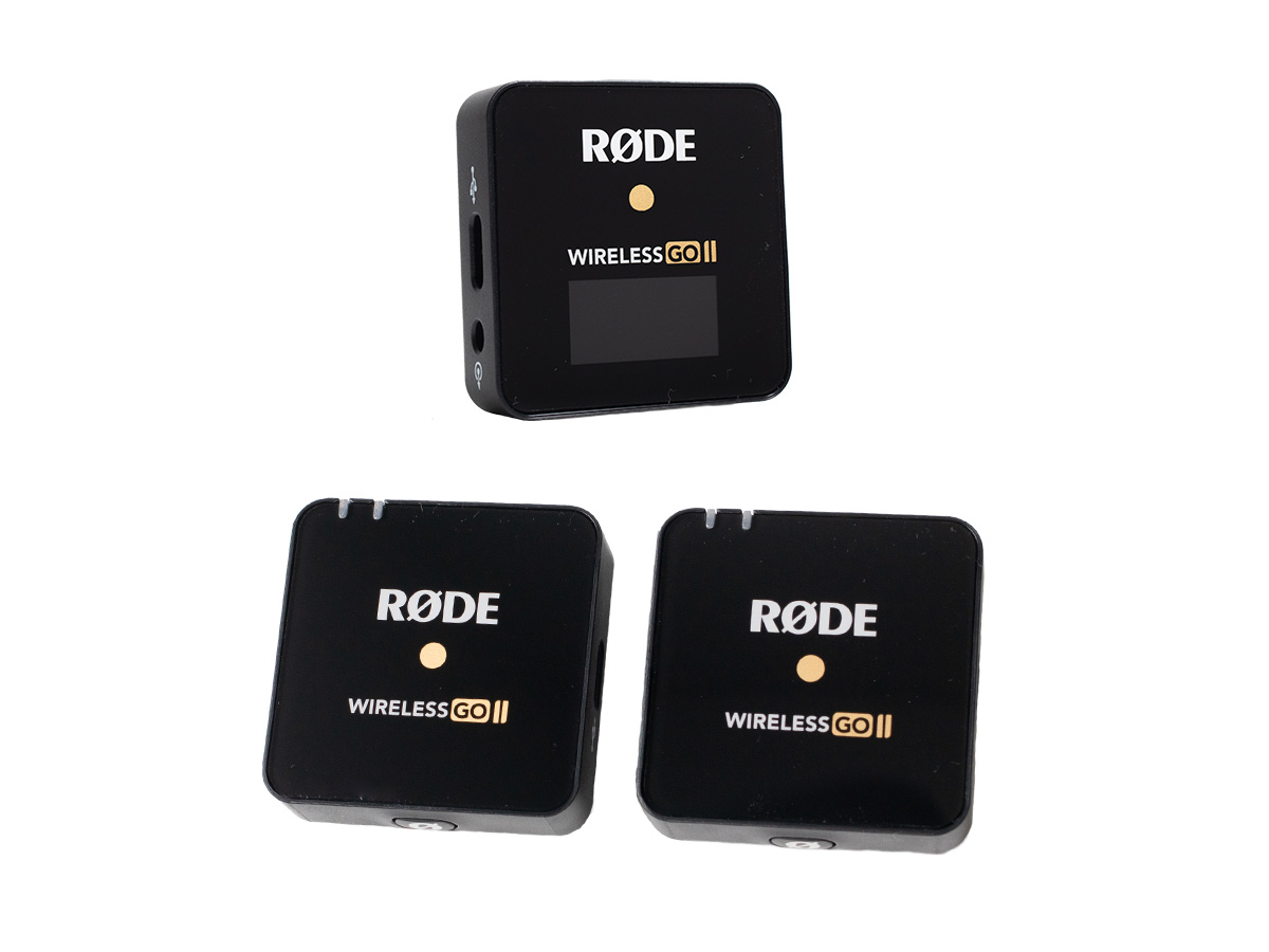 ワイヤレスマイク2波セット RODE Wireless GO II
